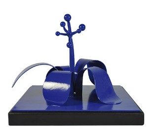 Escultura Flor Azul
